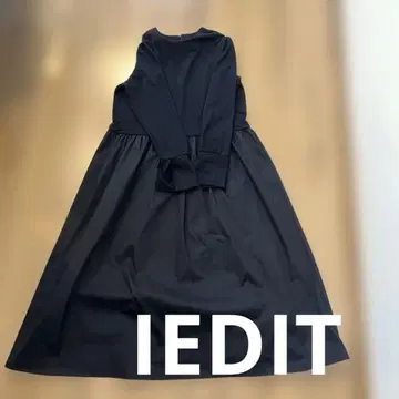 IEDIT 블랙 롱 원피스 L 사이즈