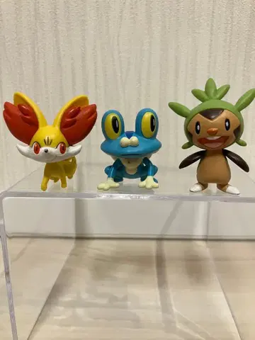 포켓몬 피규어 3개 세트 푸호꼬 개굴마르 푸하토