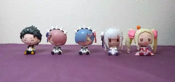 Re: 제로 제일복권 리제로 춋코놋코 피규어 5체 세트