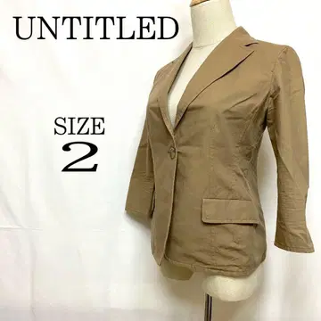 UNTITLED 테일러드 자켓 7부 소매 멋스러운 언타이틀