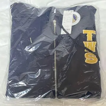 WEGO TWS 그래픽 ZIP 후드티 네이비 L