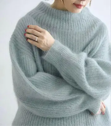 새상품 IENA 키드 모헤어 믹스 편직 풀오버