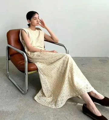 새상품 CLANE 빈티지 레이스 커브 원피스