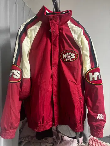 24AW EVIL STAR 와펜 스탠드 카라 자켓