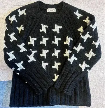 tmt TMT 니트 하운드투스 블랙