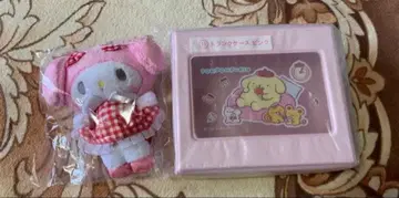 산리오 마이멜로디 봉제 인형 폼폼푸딩 트렁크 케이스