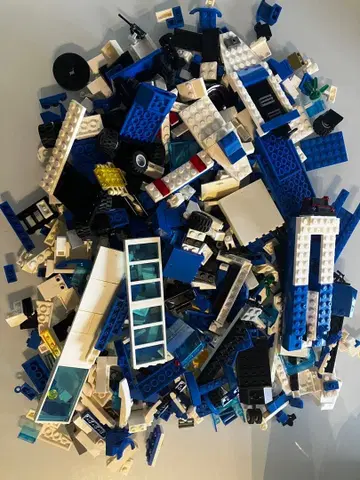 LEGO 블록 부품 세트 (시티 폴리스) 790g