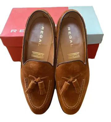 REGAL 스웨이드 태슬 로퍼