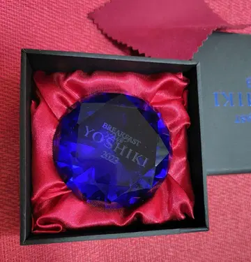 XJAPAN YOSHIKI 페이퍼 웨이트 파랑