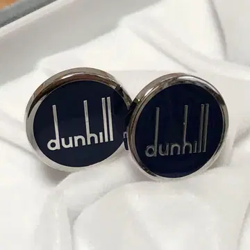익명 배송 새상품급 Dunhill 던힐 커프스 링크 커프스 단추 네이비