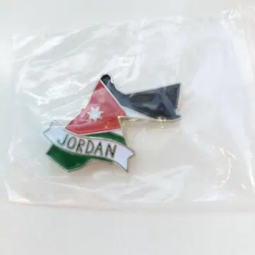 요르단 국기 핀 배지 마그넷식 오사카 간사이 박람회