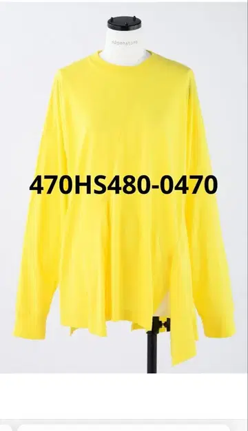 나곤스탠스 nagonstans 긴팔 티셔츠 슬릿