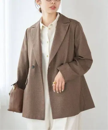 2025AW IENA 건클럽 체크 자켓