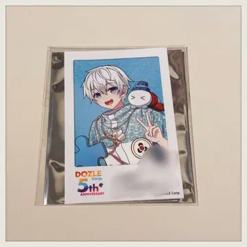 도즈루사 5주년 폴라로이드풍 카드 오라후군