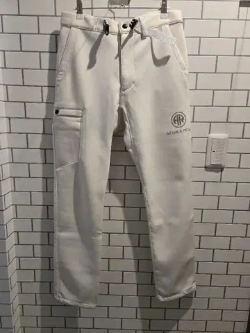 아비렉스 이지 팬츠 화이트 M