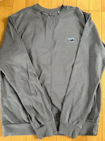 patagonia 그레이 크루넥 맨투맨