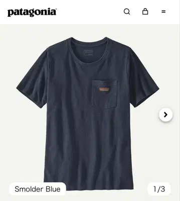 파타고니아 우먼 워크 포켓 T셔츠 네이비