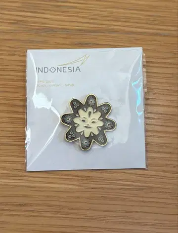 오사카 간사이 만박 인도네시아관 핀 배지