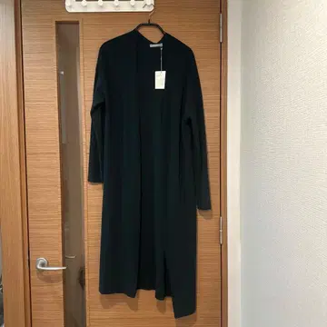 미사용 Theory Luxe 다크 그린 롱 가디건 M