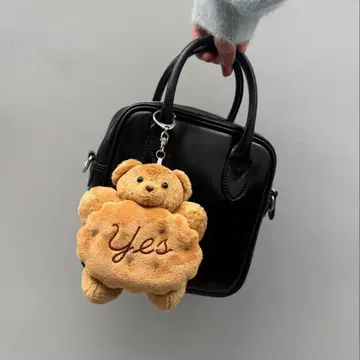 캐러멜 곰 봉제 인형 참