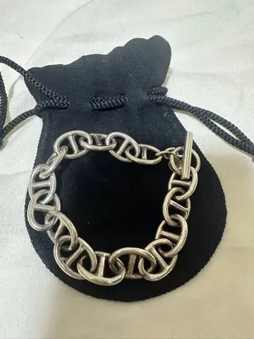 실버 체인 팔찌 US 각인