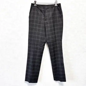 새상품급 레킵 요시에 이나바 글렌체크 슬랙스 팬츠 36
