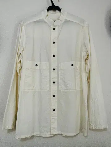 OUTIL 우티 밴드 카라 셔츠 남성용 1 아이보리 프랑스제