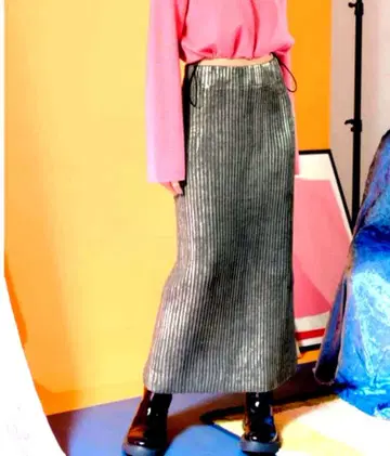 miette 그레이 프린트 타이트 스커트 프리 사이즈