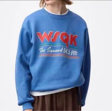 GU 기묘한 이야기 WSQK 헤비 웨이트 맨투맨 풀오버 M