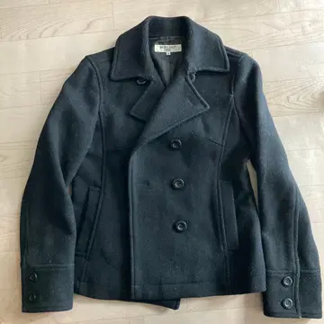 NATURAL BEAUTY BASIC 블랙 피 코트 M