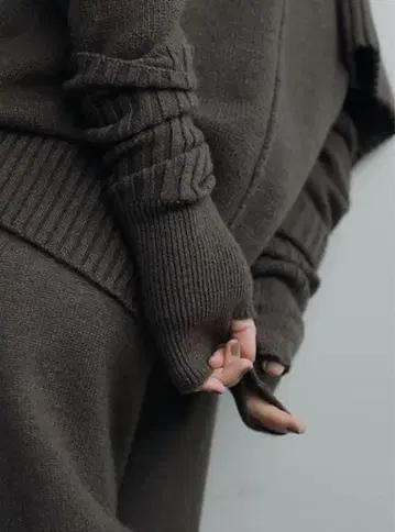 미사용 새상품 anuke Rib Knit Armwarmers