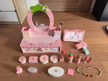 마더 가든 야생 딸기 파스텔 드레서 메이크업 파우치