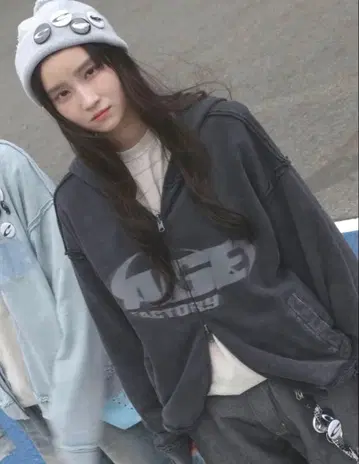 Age Factory x CPG 콜라보 후디 BLACK 블랙 L