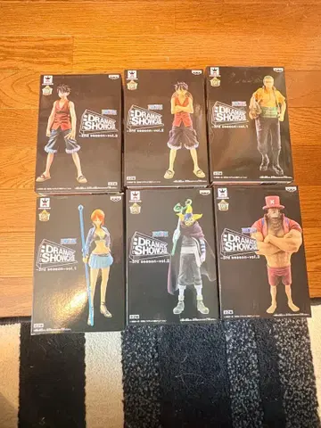 원피스 피규어 6개