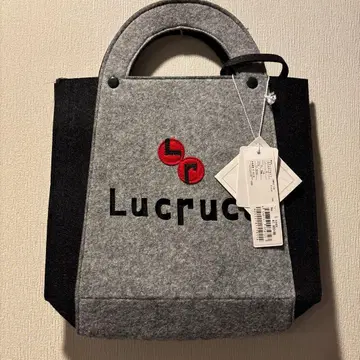 새상품 Lucruca 그레이 블랙 토트백