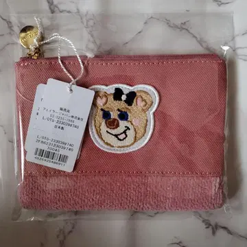 새상품 페이러 LOVERARY 올드 테디걸 와펜 파우치