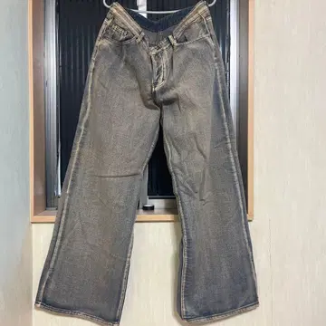 데님 청바지 와이드