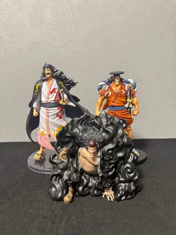 원피스 피규어 모모노츠케 오뎅 검은 수염 3체 세트