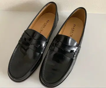 HARUTA 블랙 로퍼 스트랩 포함