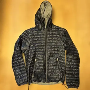 DUVETICA 다운 자켓 navy 후드 부착