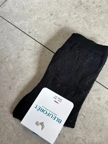 BLEUFORET 블랙 레이스삭스 Drawer