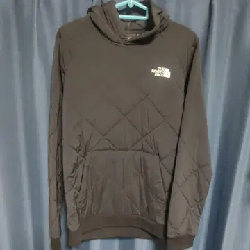 THE NORTH FACE 퀼팅 후드티 블랙