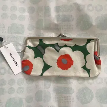 미사용 새상품 마리메꼬 가마구치 우니코 그린 오렌지