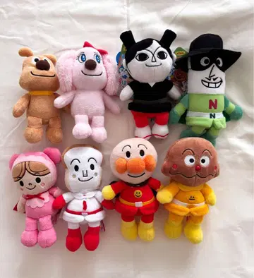 호빵맨 봉제 인형 세트