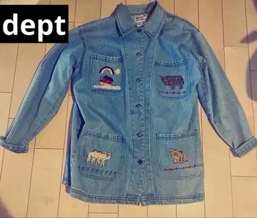 노아의 방주 모티브 데님 자켓