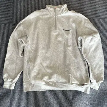 벤 데이비스 그레이 하프 지퍼 맨투맨