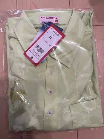 르꼬끄 스포르티브 피케 셔츠 LL 라이트 그린