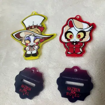 해즈빈 호텔 아크릴 스탠드 키링 루시퍼 찰리