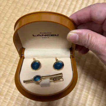 란셀 넥타이핀 커프스 세트