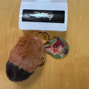 디즈니 주토피아 닉 키링 키체인 꼬리